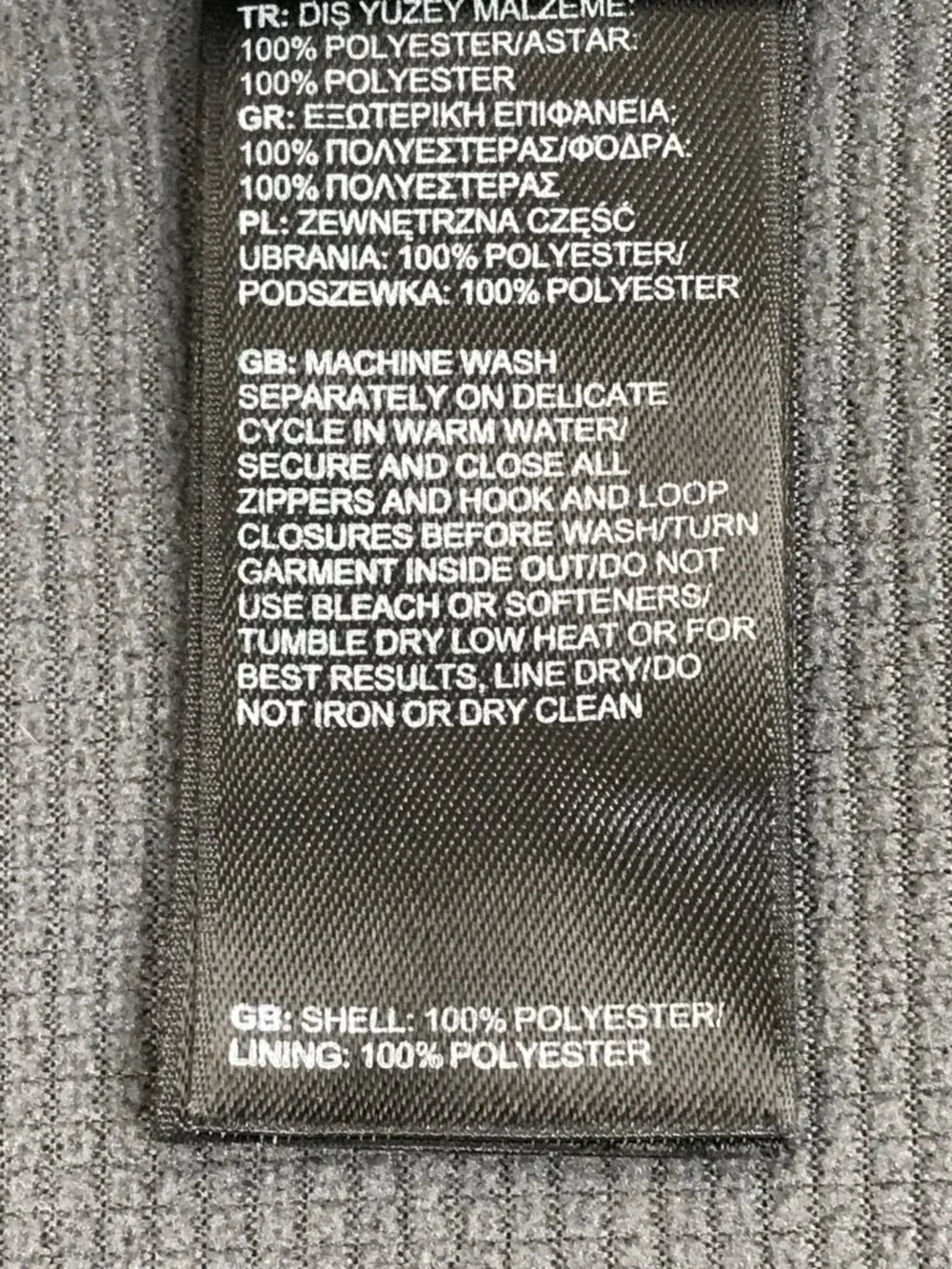 The North Face Full Zip Vest Men's XL Gray Lined Pockets Winter Outdoor Workwear